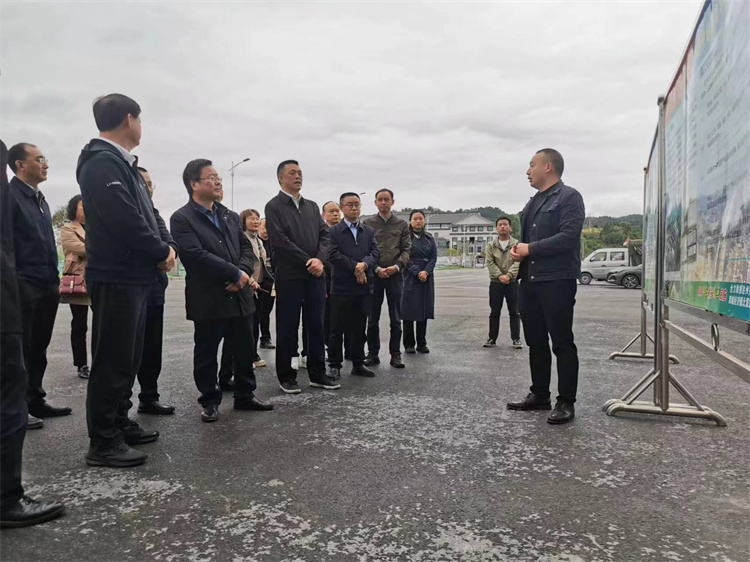 自貢市人大常委會(huì)副主任、民建自貢市委主委王孝謙一行考察四川供銷(xiāo)西南冷鏈物流基地